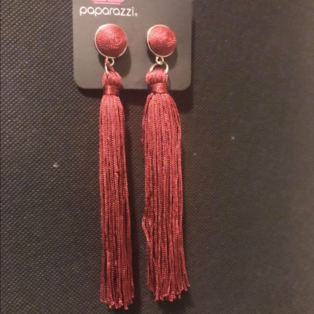 Paparazzi tassel earrings